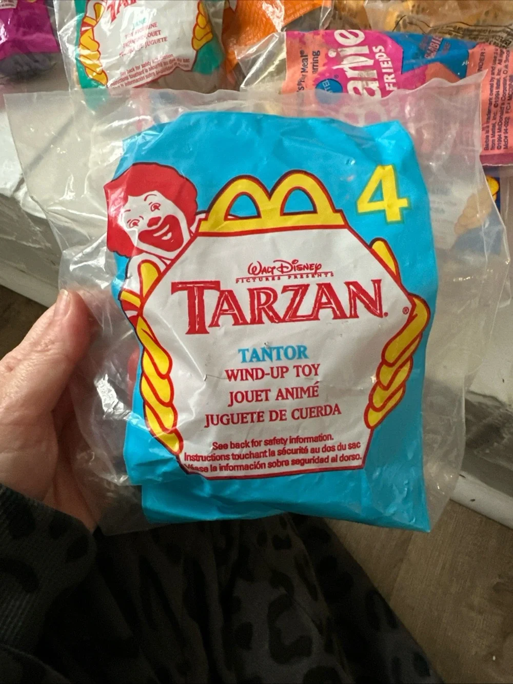 McDonald's Happy Meal Toys Bags Barbie Tarzan Mickey Ty Lot- 40 See All Pictures